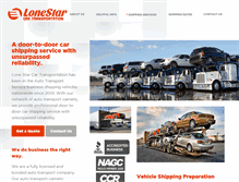 Tablet Screenshot of lscautoshipping.com